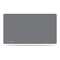 Ultra Pro Solid Smoke Grey Playmat for Card Games and Workstations - Protect Your Cards While Battling Against Friends or Enemies, Great for at Home Use as Mouse pad, Deck Display Pad