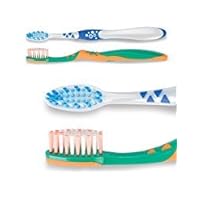 SmileGoods Y332 Youth Toothbrush, 33 Tuft, Soft Bristle, 72 Individually Packaged Premium Toothbrushes, Assorted Colors Bulk Pack