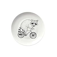 Dinner Plates Ceramic Plate, Creative Ceramic Plates 8 Inch Food Animal Series Snack Cake Plate Household Tableware.