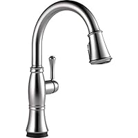 Cassidy VoiceIQ Single-Handle Touch Kitchen Sink Faucet with Pull Down Sprayer, Alexa and Google Assistant Voice Activated, Smart Home, Lumicoat Arctic Stainless