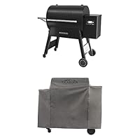Traeger Grills Ironwood 885 Wood Pellet Grill and Smoker with BAC513 Ironwood 885 Full Length Grill Cover