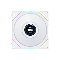 Lian Li UNI Fan TL LCD 120 White Single 1 PC Pack 12TLLCD1W