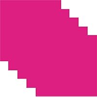 Siser EasyWeed Heat Transfer Vinyl HTV for T-Shirts 12 x 12 Inches 5 Precut Sheets (Passion Pink)