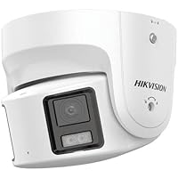 Hikvision DS-2CD2387G2P-LSU/SL ColorVu 8MP Panoramic Turret IP Camera, 4mm Fixed Lens