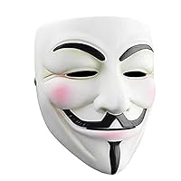 V for Vendetta Mask for Anonymous Cosplay Mask Hacker Halloween Party Costume