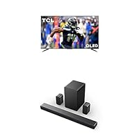 TCL 65-Inch Q7 QLED 4K Smart TV with Google (65Q750G) + 5.1ch Sound Bar with Wireless Subwoofer (Q6510)