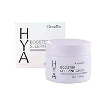 Hya Booster Sleeping Mask,Hyaluronic Night skin cream soft touch gel moisture anti aging, firm skin anti wrinkle hydrate 45g./1.59Oz.