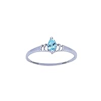 Nice Gemstone Marquise Shape Faceted Sky Blue Topaz Solid Silver ring - wholesale jewellery fine selling shops gift for mother's day nature ring -SR2-BTO-FC-511-h uk