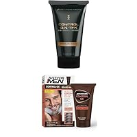 Just for Men Control GX + THK Grey Reducing and Thickening 2-in-1 Shampoo & Conditioner,4 oz (Pack of 1) Control GX Beard Wash, 4 Fl Oz (Pack of 1)