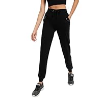 Jessica-Stuff Regular Fit Women Black Pure Cotton Trousers (26194)