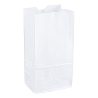 2lb White Kraft Paper Bags- Pack of 100ct