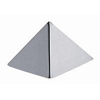 De Buyer Professional Food Service Collection Stainless Steel Pyramid Dessert Mould 12 x 12 x 8 cm