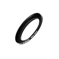 Fotodiox Metal Step Up Ring, Anodized Black Metal 43mm-52mm, 43-52 mm