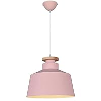 Chandeliers,Modern Color Chandeliers,Creative Wood Decoration Hanging Lamp,Flush Mount Ceiling Lighting Fixtures,Kitchen Island Dining Room Decoration Light/Pink