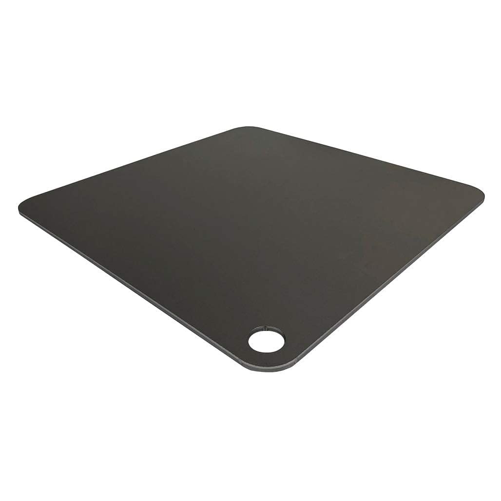 THERMICHEF by Conductive Cooking - Square Pizza Steel Plate for Oven Cooking and Baking (3/8