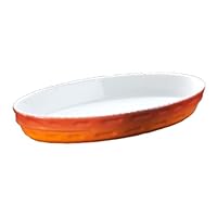 Royal Stacking Oval Au Gratin Dish, 14.2 inches (36 cm), Color No. 240