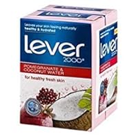 Lever 2000 Pomegranate & Coconut Water Bar Soap, 4 oz, 2 count