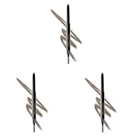 Wet n Wild Ultimate Eyebrow Retractable Definer Pencil, Ash Brown, Dual-Sided Brow Brush, Fine Tip, Shapes, Defines, Fills Brow Makeup (Pack of 3)