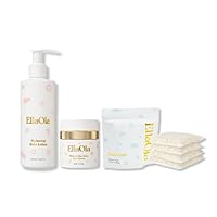 Calming Eczema Trio - Soothing All-Natural Baby Bath Soak, Hydrating Baby Lotion & Moisturizing Face Cream for Gentle, Nurturing Skin Care