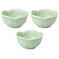 Set of 3 Green Leaf Delicacy [6.6 x 3.5 cm] | Delicacy