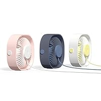 Qiangcui 3 Speed Desk Fan Mini Portable USB Powered,Personal Fan,for Office Home Outdoor Travel Fishing Camping/327