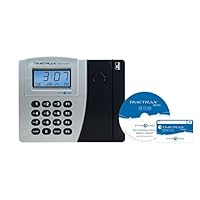 Pyramid Time Systems, Time Trax Elite PSDLAUBKK Automated Swipe Card Time Clock System with Downloadable Software, Expandable up to 500 Employees, Made in USA, Black