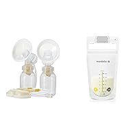 Medela Symphony Breast Pump Kit, Double Pumping System Includes Everything Needed to Start Pumping & Breast Milk Storage Bags, 100 Count, Ready to Use Breastmilk Bags for Breastfeeding