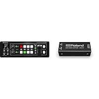 Roland Professional A/V V-1HD HD Video Switcher & UVC-01 USB Video Capture HDMI to USB 3.0 Video Encoder