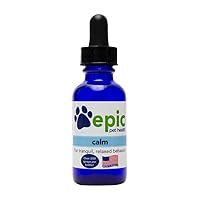 Calm - Natural Calming Sprays Made for Dogs and Cats Promotes Relaxed Behavior Naturally, Made in USA (Dropper, 2 Ounce)