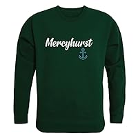 W Republic Mercyhurst University Lakers Script Fleece Crewneck Pullover Sweatshirt Forest XX-Large