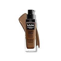 NYX PROFESSIONAL MAKEUP Can't Stop Won't Stop Foundation, 24h Full Coverage Matte Finish - Deep Sable NYX PROFESSIONAL MAKEUP Can't Stop Won't Stop Foundation, 24h Full Coverage Matte Finish - Deep Sable