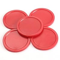 5pcs Red Mini Air Hockey Table Pucks 50mm Puck Children Table New 2-inch Convenient and Attractive
