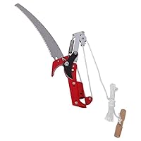 Tree Pruner Pole Saw Clipper Trimming Tool Fruit Picker Harvester Folding Saw High-Altitude Tree Pruning Shear Head without Pole for Fruit Branches Thick Branch Shears
