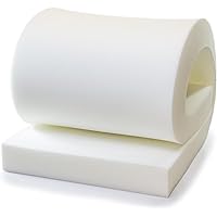 AK TRADING CO. Upholstery Foam Cushion, High Density Foam Sheet - Made in USA, 6 x 30 x 72