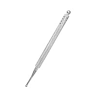 CHUNCIN - Ear Acupuncture Point Probe Stainless Steel Acupressure Ear Massage Pen(Silver)