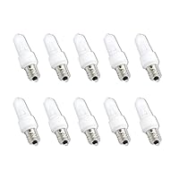 KX60FR/E12 Replacement Bulb for Kichler 5905FST by Technical Precision - 120V 60W Candelabra Base (E12) T3 Replacement Krypton Lamp - Frosted - Warm White - 10 Pack