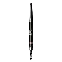 Idyllic Satin Eyebrow Pencil 600 - Double-Ended Blonde Brown Eyebrow Tint with Blending Eyebrow Brush, Blend of Waxes and Emollients - 0.007 oz