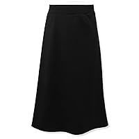 Girls Pull-On Long A-Line Below The Knee Skirt - Made in The USA