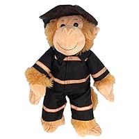 Black Firefighter w/Hat Teddy Bear Clothes Fits Most 14
