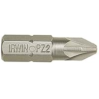 Irwin 10504339 PZ2 Pozi Screwdriver Bit, 25mm, Pack of 10