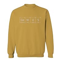 VICES AND VIRTUES Periodic Table Genius Elements Funny Science Graphic Chemistry men's Crewneck Sweatshirt