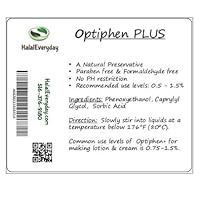 HalalEveryDay Optiphen Plus - 32oz / 1 Liter - Optiphen Plus - Optiphen + Water Soluble and Gentle Preservative - Our Formula of Optiphen with Sorbic Acid - Bulk - for DIY and Soap Makers