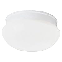 Progress Lighting P3410-30 Fitter Close-to-Ceiling, 9-1/2-Inch Diameter x 5-1/4-Inch Height, White