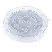 Storage Silicone Covers For Bowl 6 Sizes To Meet Most Containers Safe In Dishwasher And Freezer Kitchen Silicone Stretch Lids