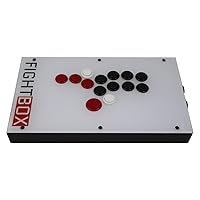 FightBox F8-PC All Button Leverless Arcade Fight Stick Game Controller Compatible With PC/PS3/Switch