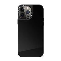 CASETiFY Mirror iPhone 13 Pro Max Case [5ft Drop Protection/Compatible with Magsafe] - Black on Black