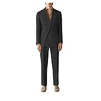 Men's Suit 2 Pieces Double Breasted Lapel Collar Dress Wedding Groomsmen Track Suits Formal Blazers Pant Set