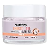 Soap & Glory Thirst Aid Hydrating Aqua Gel Face Cream - Hyaluronic Acid Moisturizer for Face - 24 Hour Skin Plumping Gel Face Moisturizer for All Skin Types (1.69 fl oz)