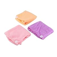 Microfibre After Shower Hair Drying Wrap Womens Girls Lady's Towel Quick Dry Hair Hat Cap Turban Head Wrap Bathing Tools (Size : D)