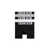 Calvin Klein Men's Intense Power 3 Pack Boxer Briefs, Multicoloured, M